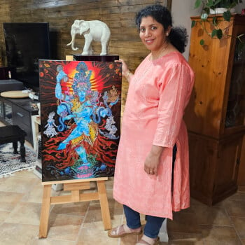 Rajani Shreevatsa, painting and drawing teacher